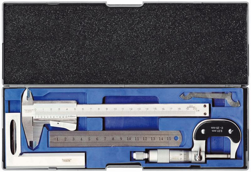 Sada meracích nástrojov Vogel Nemecko, 4 kusy, s posuvným meradlom, 239911