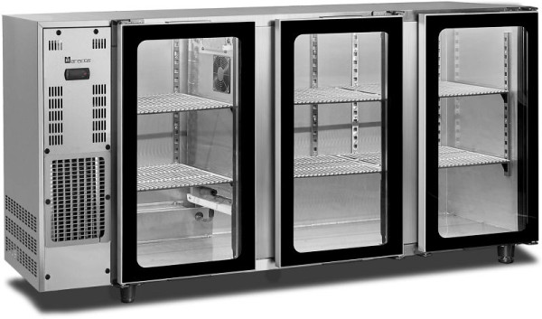 Zadný barový chladič Saro s 3 sklenenými dverami model FGB351-206APV, 486-2025