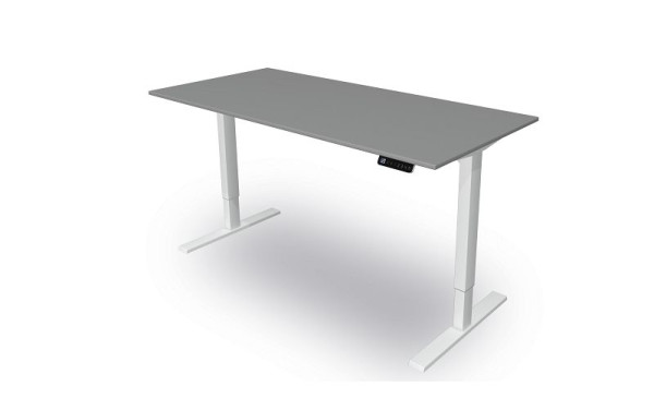 Sedací/stojací stôl Kerkmann Š 1600 x H 800 mm, elektricky výškovo nastaviteľný od 720-1200 mm, Move 3, grafit, 10380612
