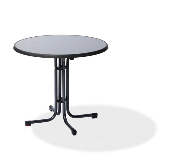 VEBA bistro stôl Berlin antracit Ø 80 cm, P17380