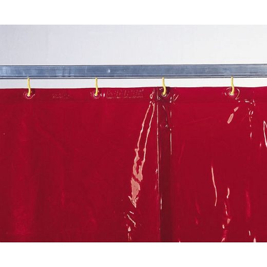 ELMAG zváračský ochranný záves červený, šírka: 1300 x výška: 1600x0,4 mm v súlade s prEN 1598/1994, 56249