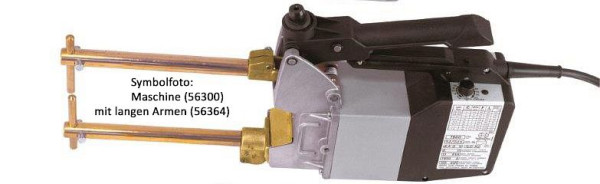 Bodová zváracia pištoľ ELMAG 2 kVA, model 7900 (sada balenia), ručné (max. 2+2 mm) 400 voltov s časovačom a 1 párom ramien s elektródami Ø10, 56300