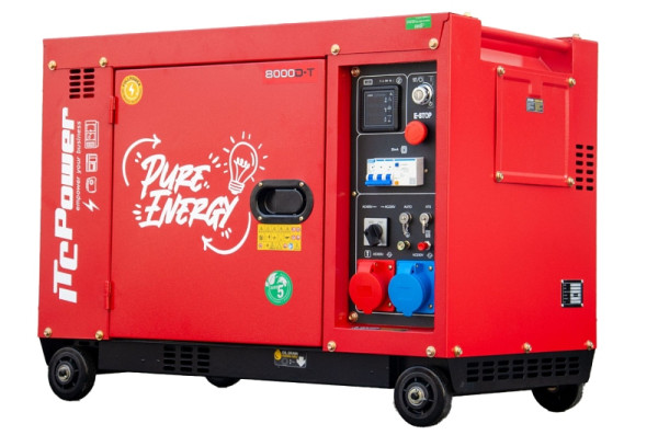 ITC Power Generátor plného výkonu Diesel 8 kVA 8000D-T 230 & 400 V, IT-8000D-T