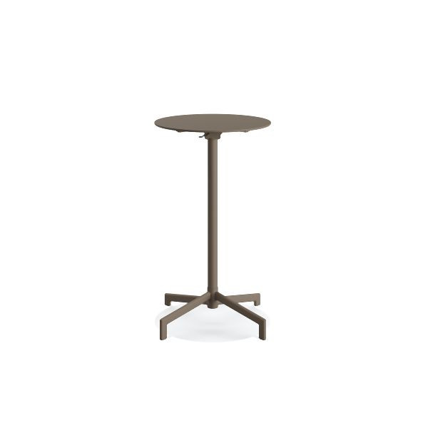 VEBA Versa terasový/barový stôl, nastaviteľný v 2 výškach, Cappuccino, 20501