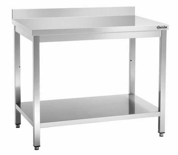 Pracovný stôl Bartscher 700, B1000, backsplash, 312107