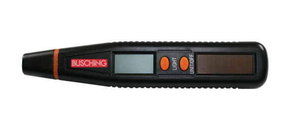 Busching digitálny tlakomer v pneumatikách "SOLAR" LCD displej, PSI, Bar, KPa, Kg/cm², 100854