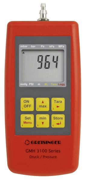 Greisinger GMH 3161-12 vákuum alebo barometer (0 - 1300 mbar), 600407