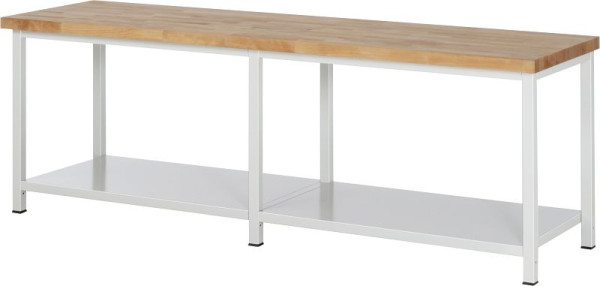 Pracovný stôl RAU séria 8000 - model 8000-6, Š2500 x H700 x V840-1040 mm, 03-8000-6-257B4H.12