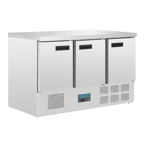 Polar 3-dverový chladiaci pult 368 litrov, G622