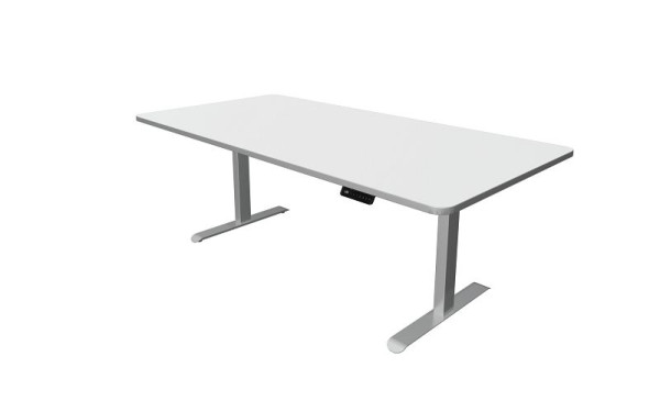 Sedací/stojací stôl Kerkmann, Move 3 Premium, Š 2000 x H 1000 mm, elektricky výškovo nastaviteľný od 720-1210 mm, biely, 10331710