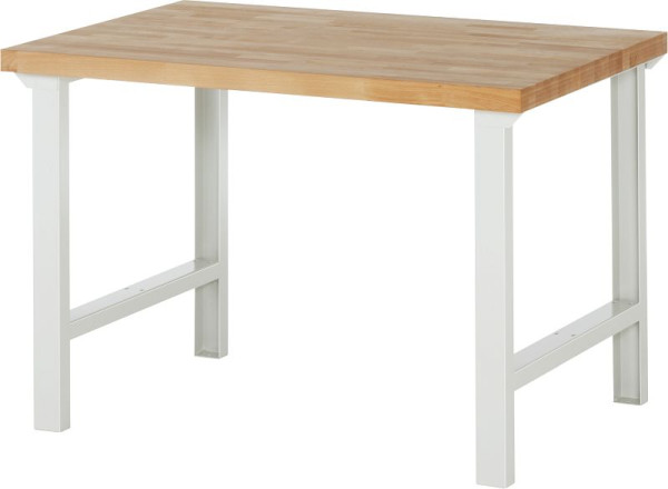 Pracovný stôl RAU séria 7000 - modulárny dizajn, 1250x840x900 mm, 03-7000-1-129B4S.12