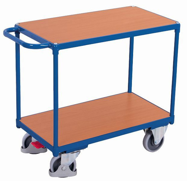 Ťažký stolový vozík VARIOfit s 2 ložnými plochami, vonkajšie rozmery: 1 040 x 500 x 880 mm (ŠxHxV), sw-500,504
