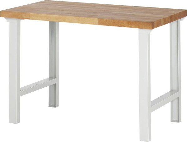 Pracovný stôl RAU séria 7000 - modulárny dizajn, 1250x840x700 mm, 03-7000-1-127B4S.12