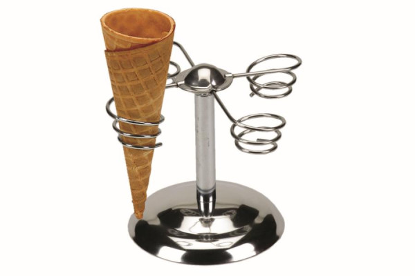 Schneider držiak zmrzlinových kornútkov na 4 zmrzlinové kornútky, materiál: nehrdzavejúca oceľ, 190310