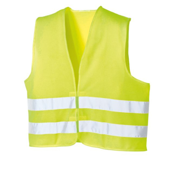 teXXor vesta s vysokou viditeľnosťou "WINNIPEG" (polyester), žiarivo žltá, balenie 50 ks, 4205