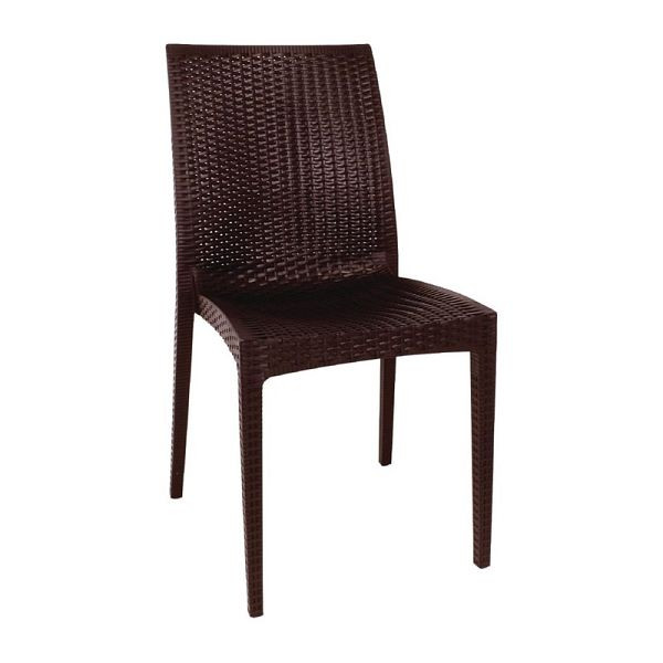 Ratanové stoličky Bolero hnedé, PU: 4 kusy, GR361