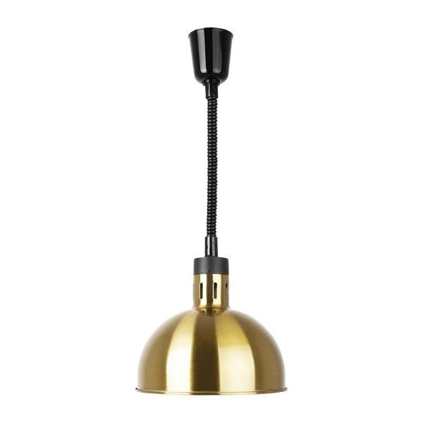 Výsuvná okrúhla tepelná lampa Buffalo so zlatým povrchom, DY462