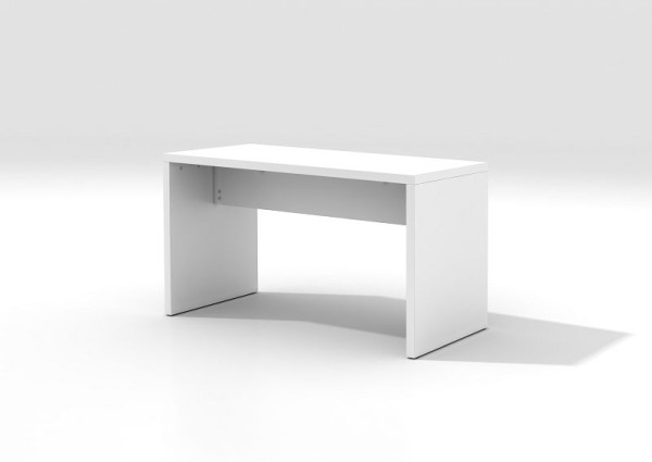 Bistro stôl Hammerbacher 130x68x72, 8cm (ŠxHxV) biela, obzvlášť svetlá drevotrieska, hrúbka 38 mm, VMP130/W