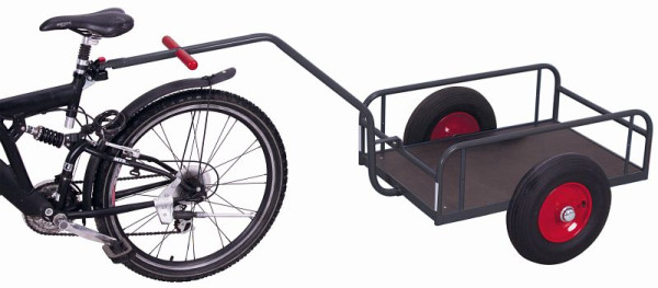 Príves na bicykel VARIOfit bez bočnice, vonkajšie rozmery: 1 835 x 810 x 810 mm (ŠxHxV), dvojkolesie: pneumatiky, zu-1381/AG