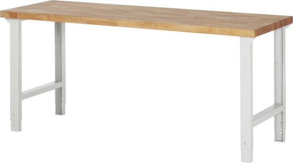 Pracovný stôl RAU séria 7000 - model 7000-1, Š2000 x H700 x V790-1140 mm, 03-7000-1-207B4H.12