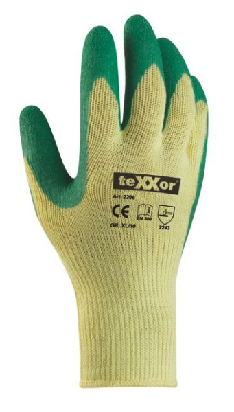 teXXor rukavice z hrubého úpletu "BAVLNA/POLYESTER", veľkosť: 10, balenie: 144 párov, 2206-10