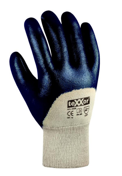 teXXor nitrilové rukavice "STRICKBUND", veľkosť: 9, balenie: 144 párov, 2309-9
