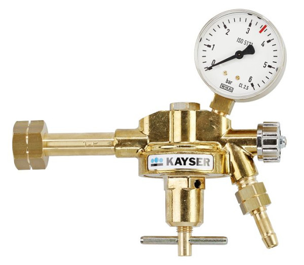 Kayser regulátor tlaku 'Propán', s 1 manometrom, Ø 63mm, výstupný tlak nastaviteľný, 57180