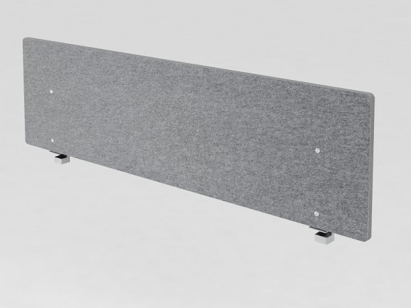Hammerbacher akustická priečka 180cm, šedá melírovaná, 179,5x2,7/5x50 cm (ŠxHxV), VARW18/5