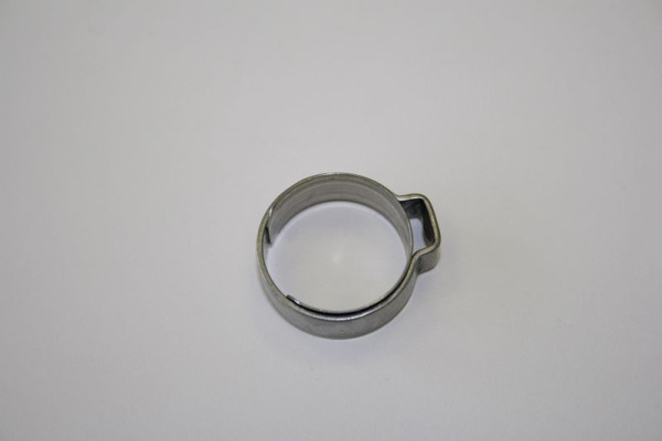 OETIKER 1-ušná svorka s vloženým krúžkom, 21 OET 18, 0 - 20,3 mm (nehrdzavejúca oceľ), 42734