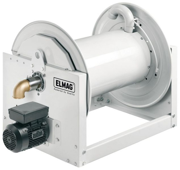 ELMAG priemyselný hadicový navijak séria 700 / L 550, elektrický pohon 230V na vzduch, vodu, naftu, 20 bar, 43618