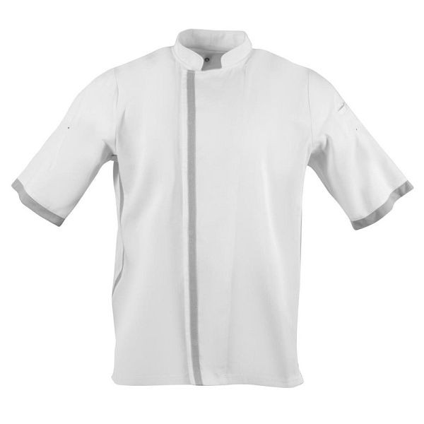 Southside unisex kuchárska bunda s krátkym rukávom biela L, B998-L