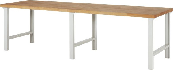 Pracovný stôl RAU séria 7000 - modulárny dizajn, 3000x840x900 mm, 03-7000-1-309B4S.12