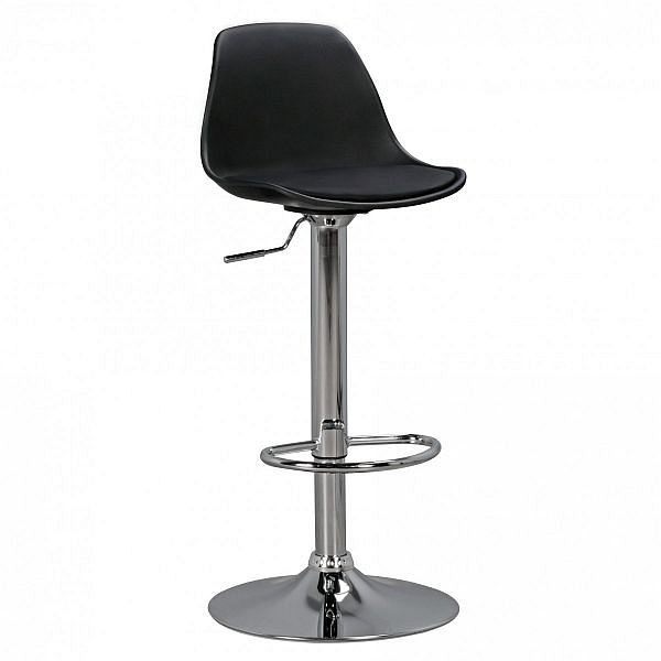 Barová stolička Amstyle Corsica z umelej kože čierna, SPM2.001