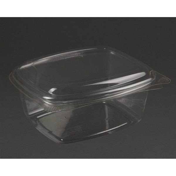 Vegware kompostovateľné nádoby so sklopným vekom PLA 473 ml, balenie 300 ks, CP412