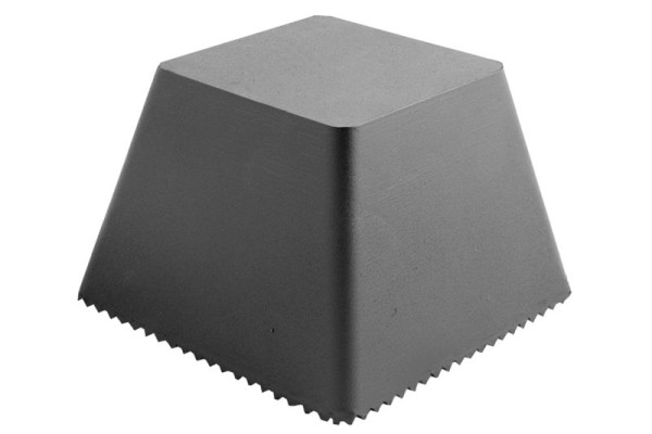 Objímkový gumový trapézový blok uni V100xŠ150xD150mm, vhodný pre Autop, Becker s gombíkmi, 100579