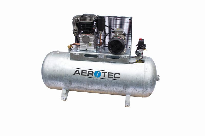 AEROTEC N59-270 Z PRO horizontálne - 400 V galvanizovaný kompresor mazaný olejom, 2005322