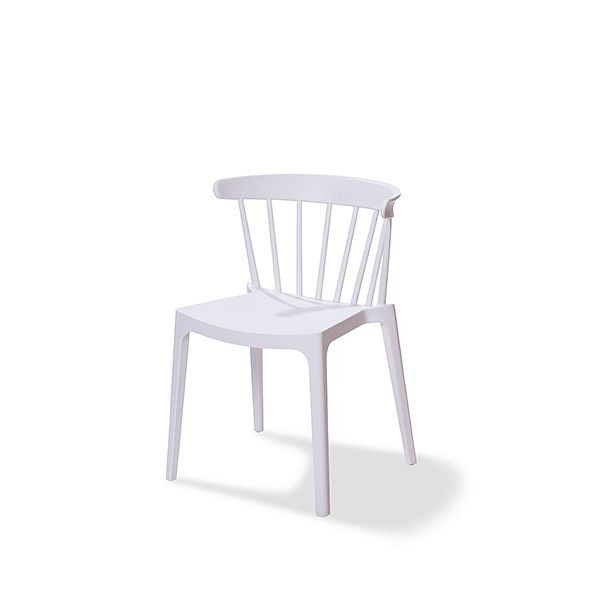 Stohovacia stolička VEBA Windson biela, polypropylén, 54x53x75cm (ŠxHxV), 50901