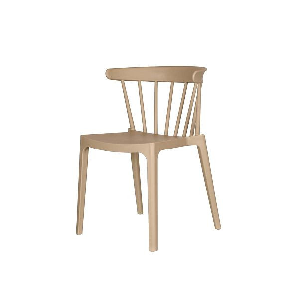 VEBA Windson stohovacia stolička piesková, polypropylén, 54x53x75 cm (DxŠxV), 50906