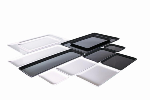 Melamínové panely Schneider, obdĺžnikové, čierne, 600 x 400 x 20 mm, 227096