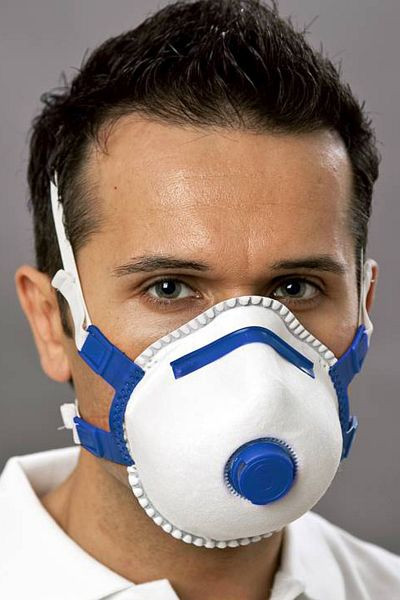EKASTU Safety respirátorová maska Mandil FFP2/Soft/V, PU: 5 kusov, 412084