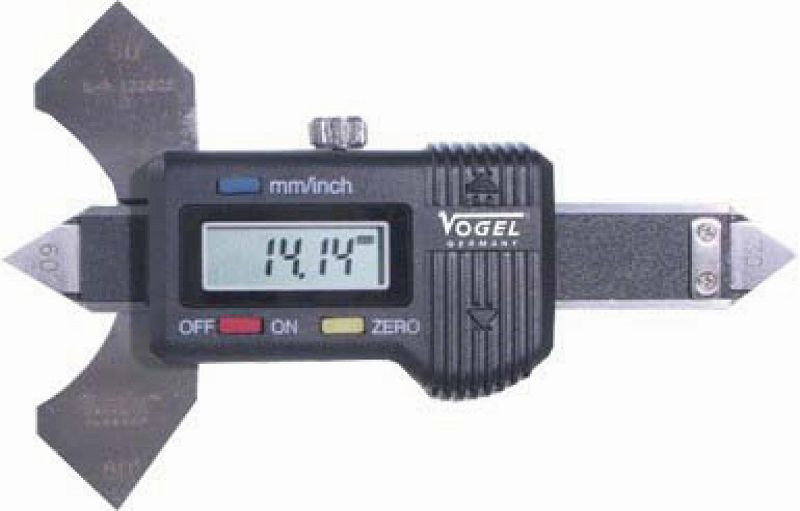 Digitálny zvárací prístroj Vogel Germany, s výstupom údajov RS 232 C, 0 - 20 mm / 0 - 0,8 palca, 474410