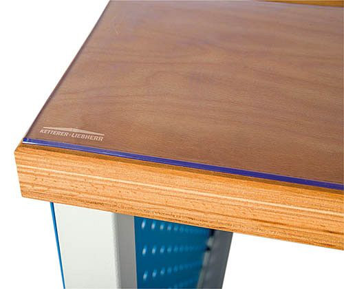 Bedrunka+Hirth Mäkké poťahy na pracovný stôl z PVC, 1500 x 750 x 4 mm, 0315754TRA
