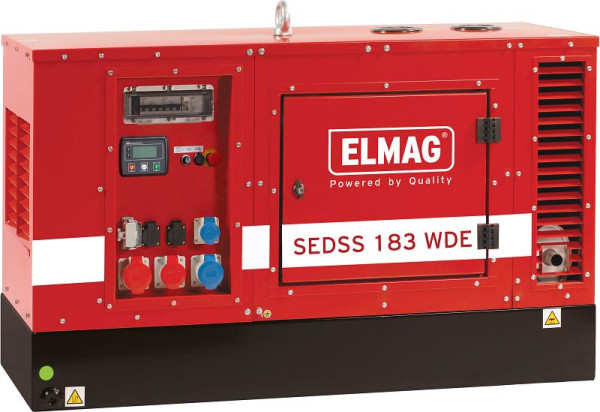 Elektrocentrála ELMAG SEDSS 183WDE - stupeň 3A, s motorom KUBOTA D1105 (odhlučnený), 53459