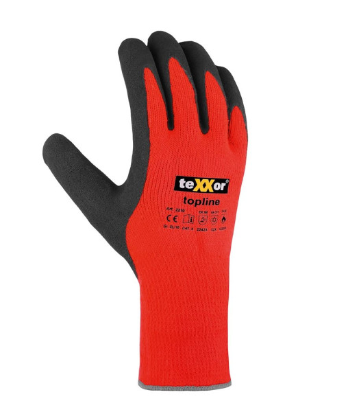 teXXor topline zimné rukavice POLYACRYL, veľkosť: 10, balenie: 72 párov, 2210-10