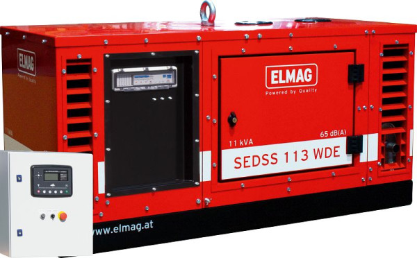 Kompletný balík núdzového napájania ELMAG SEDSS 113WDE-ASS, DIESELOVÝ elektrocentrál s motorom KUBOTA D722, 00543