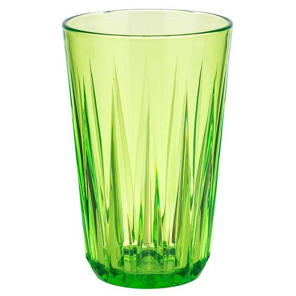 APS pohár na pitie -CRYSTAL-, Ø 8 cm, výška: 12,5 cm, Tritan, 0,3 litra, farba: zelená, 48 ks, 10535