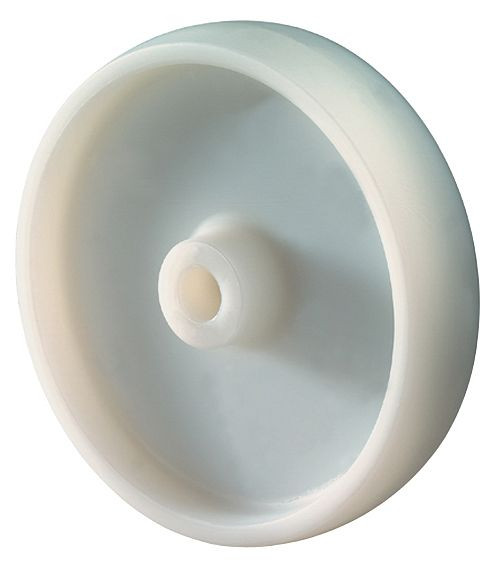 Kolieska BS plastové koliesko, šírka kolieska 37,5 mm, Ø kolieska 125 mm, nosnosť 300 kg, behúň/telo kolieska plast, klzné ložisko, A90.128