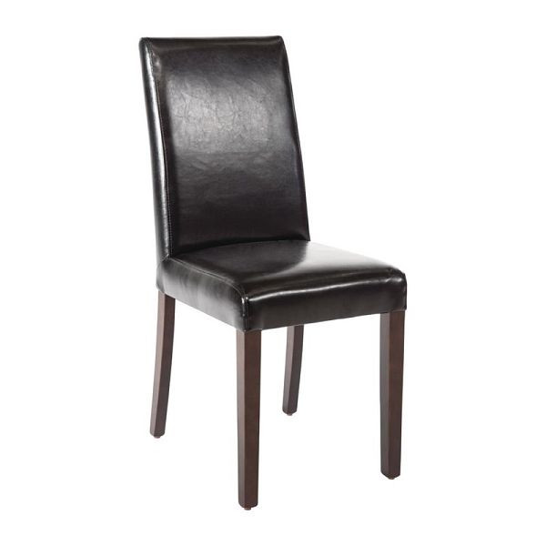 Jedálenské stoličky Bolero imitácia kože čierna, PU: 2 kusy, GF954