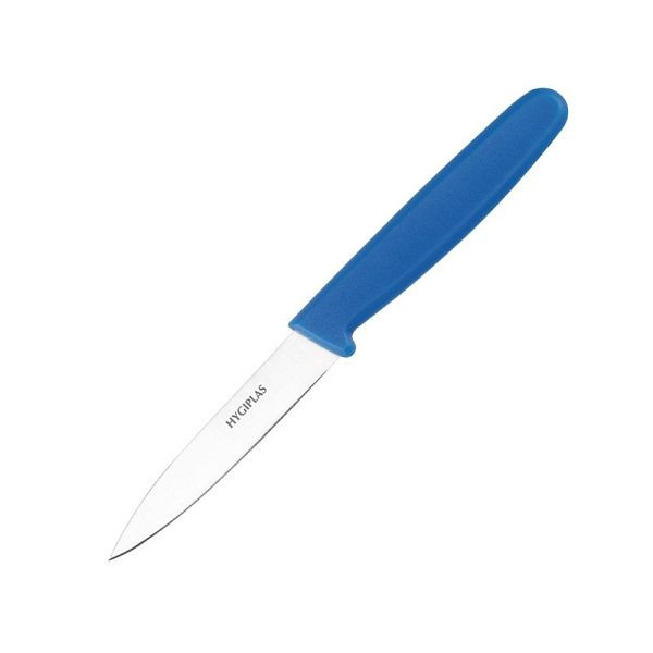 Nôž na krájanie Hygiplas 7 cm modrý, C544