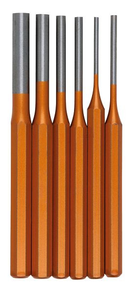 Súprava dierovačov KS Tools, 6 kusov, 3-4-5-6-8-10 mm, 162.2122